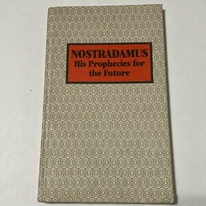Book - Nostradamus His Prophecies for the Future - Pauper Paul Press 1972